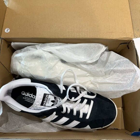 ADIDAS ORIGINALS Black Gazelle Bold Platform Sneakers - Picture 5 of 10